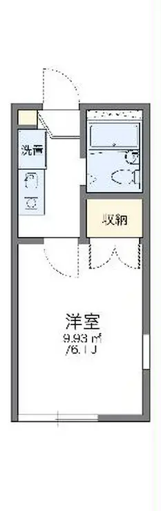 レオパレスイキ明大前 1階階 間取り