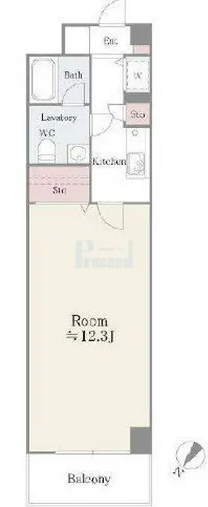 パークハイツ駒込 3階階 間取り