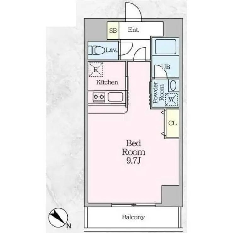 Fierte高波 7階階 間取り