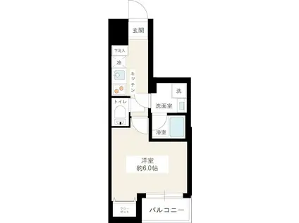 RISE NAKANO-MATSUGAOKA(1K/5階)の間取り写真