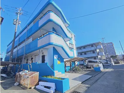 黒髪ロイヤルハイツ(1K/2階)の外観写真