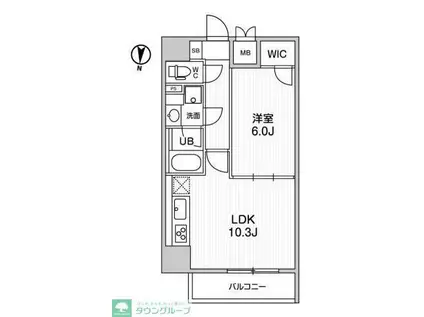 レオーネ南千住II(1LDK/6階)の間取り写真