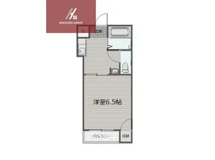 エヌズコート(1K/2階)の間取り写真