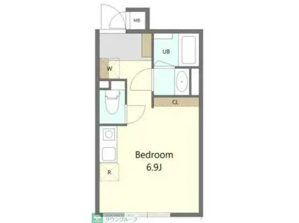 SHOKEN VILLA玉川学園II(ワンルーム/2階)の間取り写真