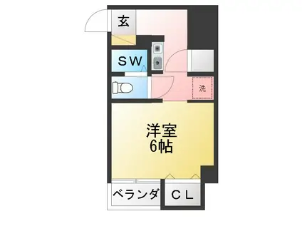 第3浅賀ビル(ワンルーム/5階)の間取り写真