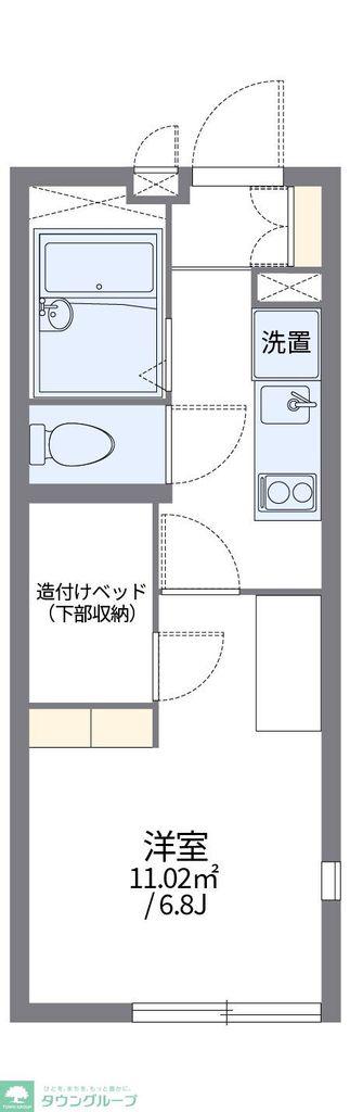 レオパレスプリマベーラ荻窪(1K/1階)の間取り写真