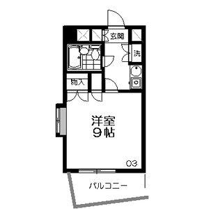 エスパシオ支倉(1K/5階)の間取り写真