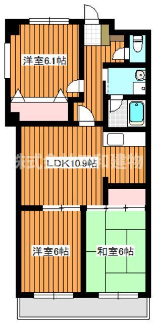 リブレ和光(3LDK/4階)の間取り写真