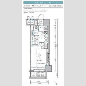 パティーナ川崎南DUO(1K/8階)の間取り写真