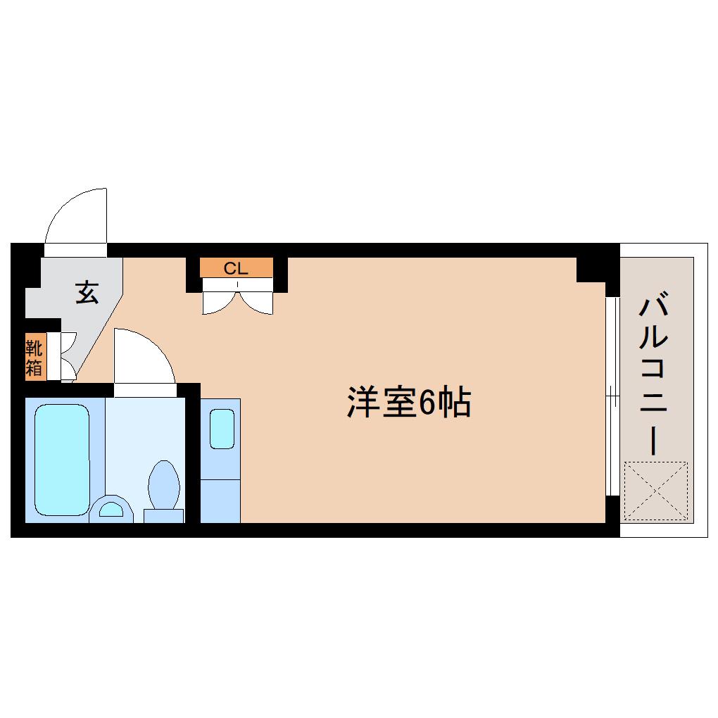 リヴェール王寺(ワンルーム/5階)の間取り写真