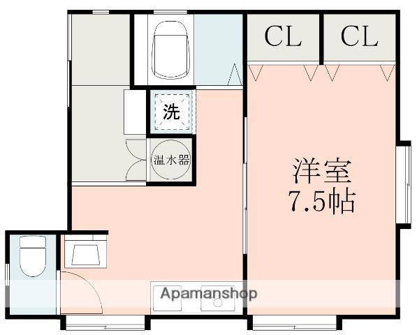 サクラハイツ(1K/2階)の間取り写真
