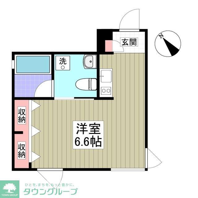 FARE中野VI(ワンルーム/4階)の間取り写真