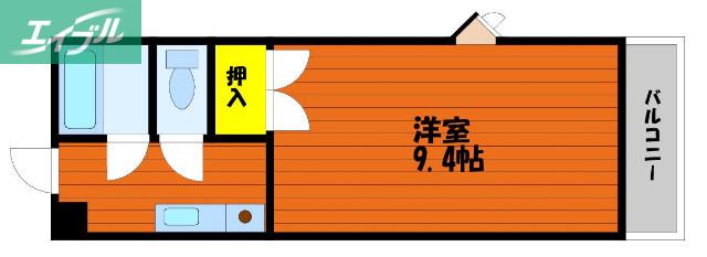 ピエ・タ・テール南方N(1K/1階)の間取り写真