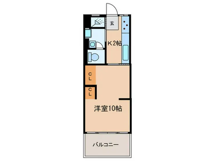 目白台コーポ 1階階 間取り