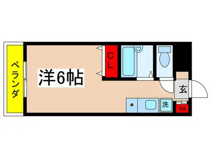 シティハイムおおつか(ワンルーム/2階)の間取り写真