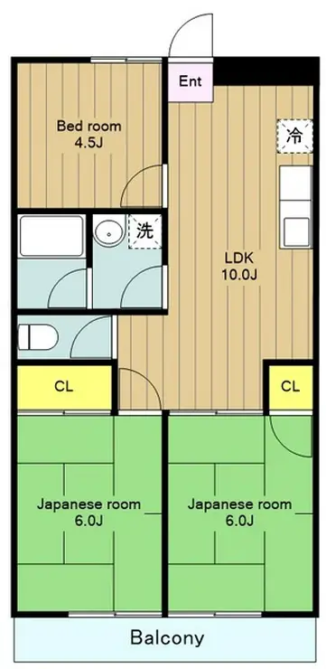 メゾン瀬谷 4階階 間取り