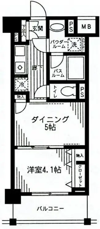 日神デュオステージ本牧 4階階 間取り