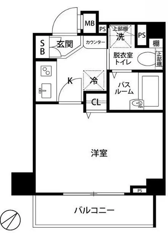 トーシンフェニックス上板橋 4階階 間取り