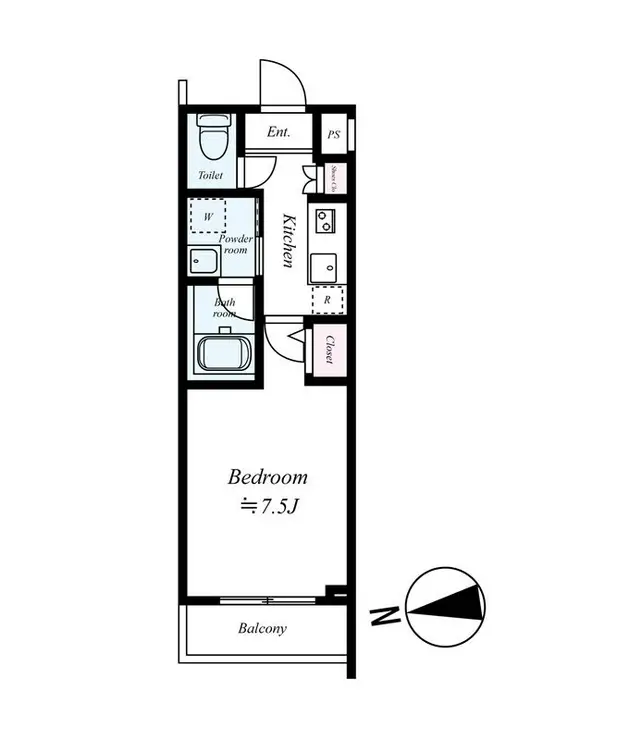 スカイコート多摩川壱番館 3階階 間取り