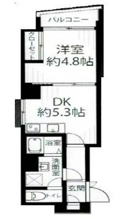 チサンマンション文京千石 2階階 間取り