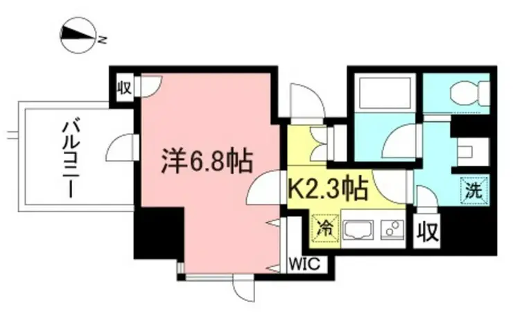 プライムメゾン初台 14階階 間取り