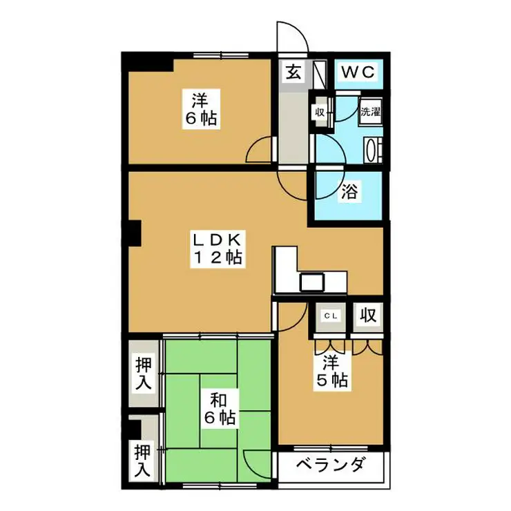 フセハイツ 2階階 間取り