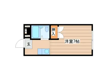 BETTER DAYS(ワンルーム/3階)の間取り写真