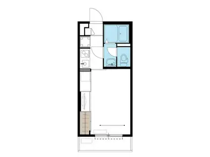 リブリ・プリムヴェール(1K/3階)の間取り写真