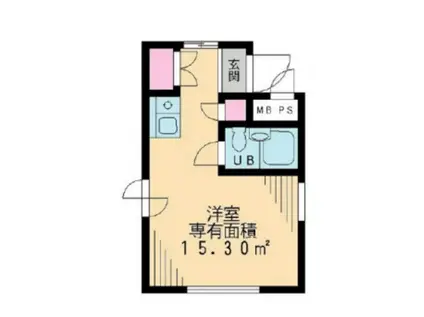 パークハイム吉祥寺(ワンルーム/4階)の間取り写真