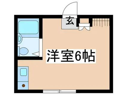 パレス向ヶ丘(ワンルーム/2階)の間取り写真