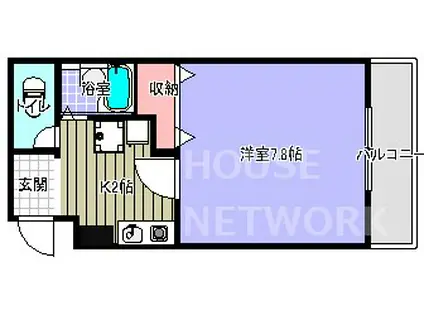 SPROUT(1K/1階)の間取り写真