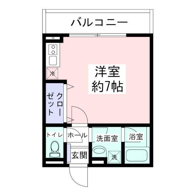 ファーストガーデン相武台(ワンルーム/3階)の間取り写真