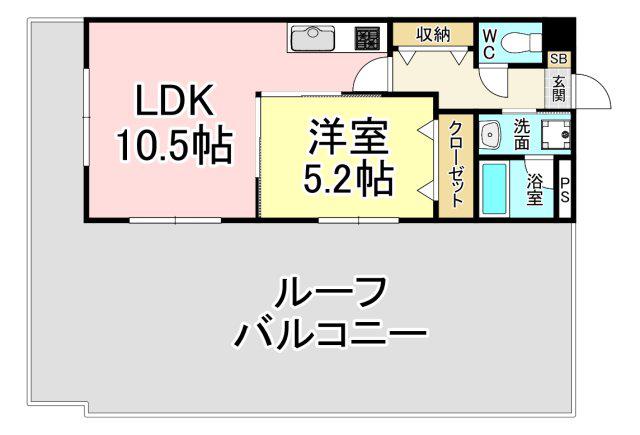 フォレストヴィラ別所町(1LDK/4階)の間取り写真