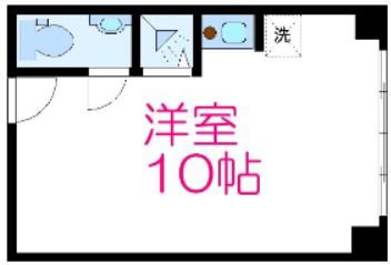 パールハウス(ワンルーム/5階)の間取り写真