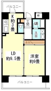 アーバネックス尼崎東難波(1LDK/4階)の間取り写真