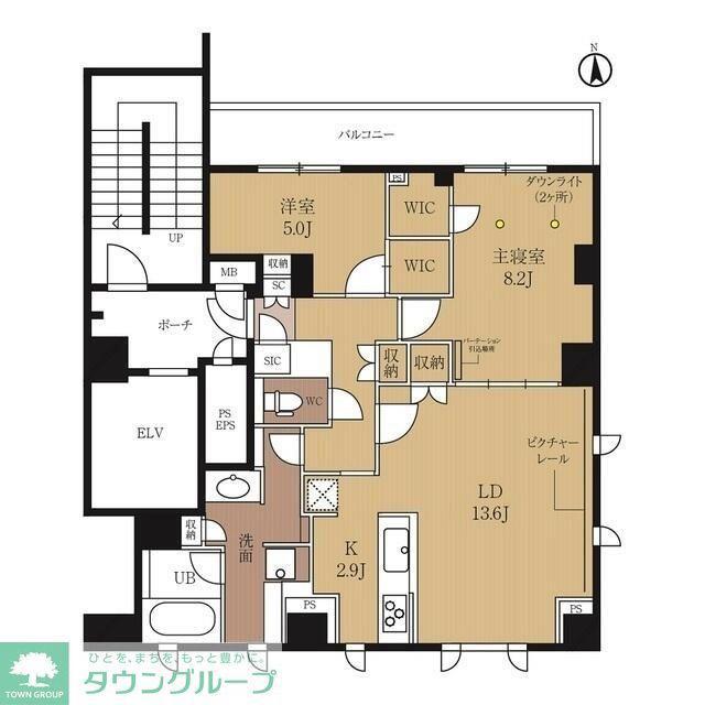 GTスクエア(2LDK/5階)の間取り写真