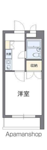 レオパレスRXコスモM(1K/2階)の間取り写真