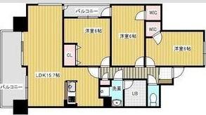 スカイヒルズSTII(3LDK/5階)の間取り写真
