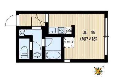 MIO TESORO SENGOKU(ワンルーム/4階)の間取り写真
