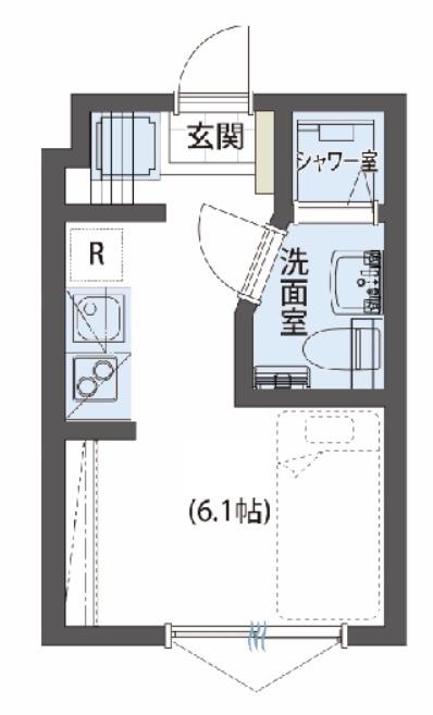 SIESTAVILLA平和台CONTEMUSEO(ワンルーム/3階)の間取り写真