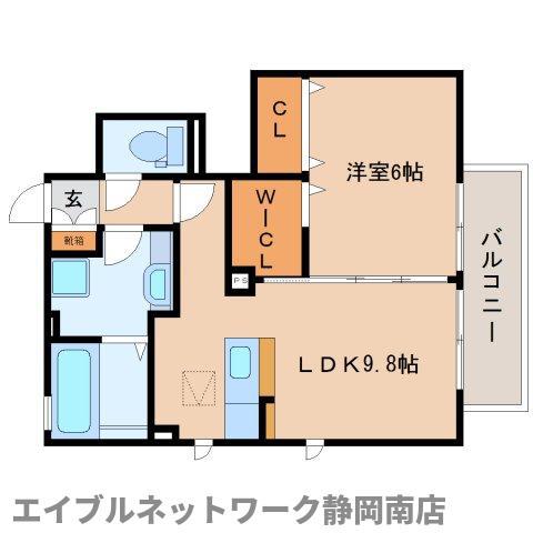 トルナーレ(1LDK/1階)の間取り写真