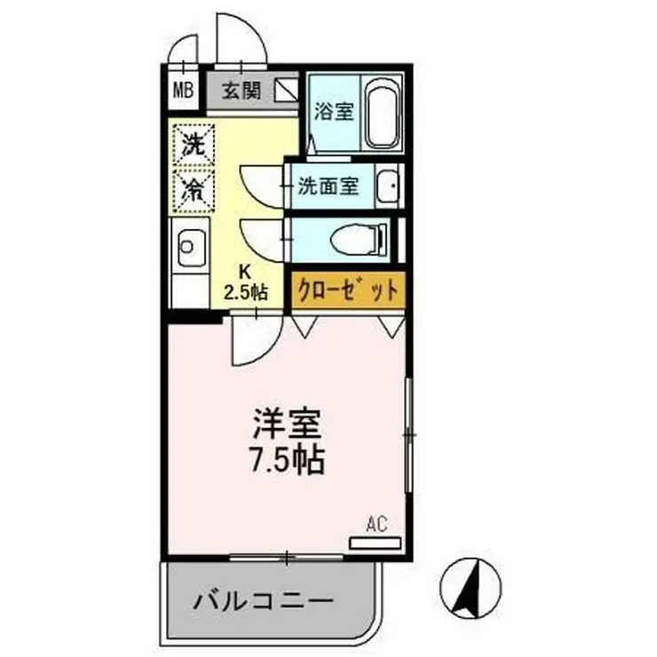 シャルマンピア 3階階 間取り