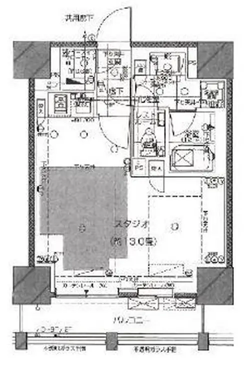 ピアース赤坂 8階階 間取り