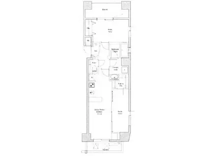 オーパスホームズ大泉学園I(2LDK/14階)の間取り写真