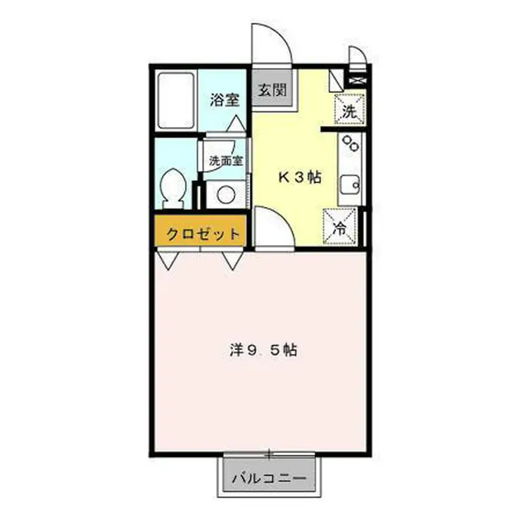 ハイツクラール 2階階 間取り