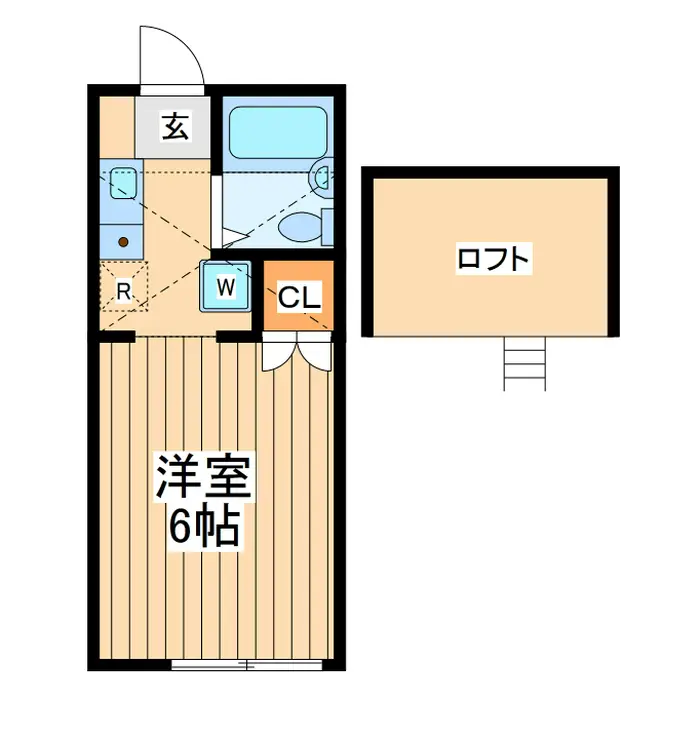 ドヌール北里 1階階 間取り