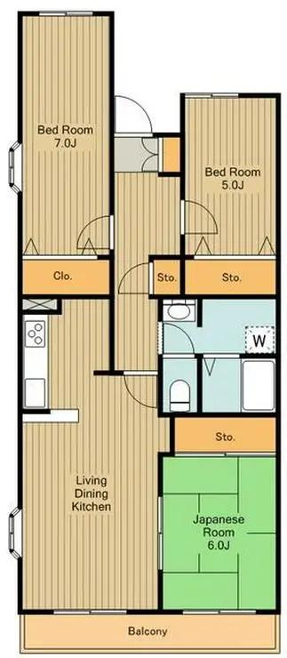 京王国分寺マンション 4階階 間取り
