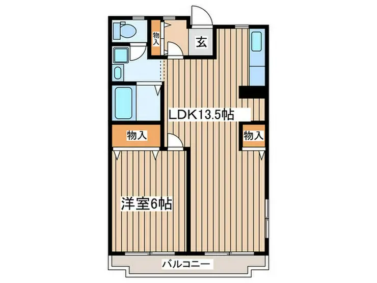 サンビーチ美松 2階階 間取り