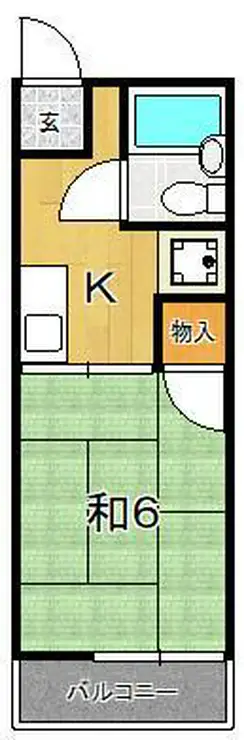湘南アートハイツ 1階階 間取り