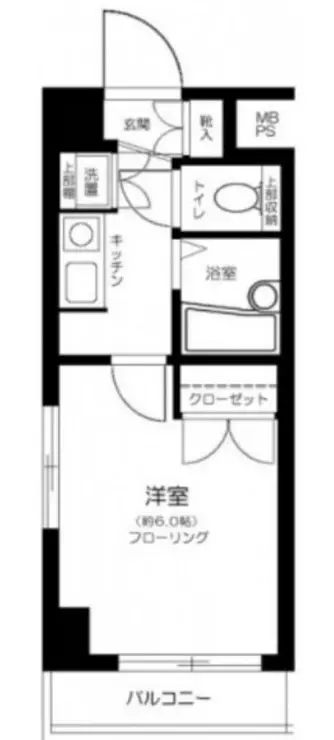 シンシア蒲田 5階階 間取り